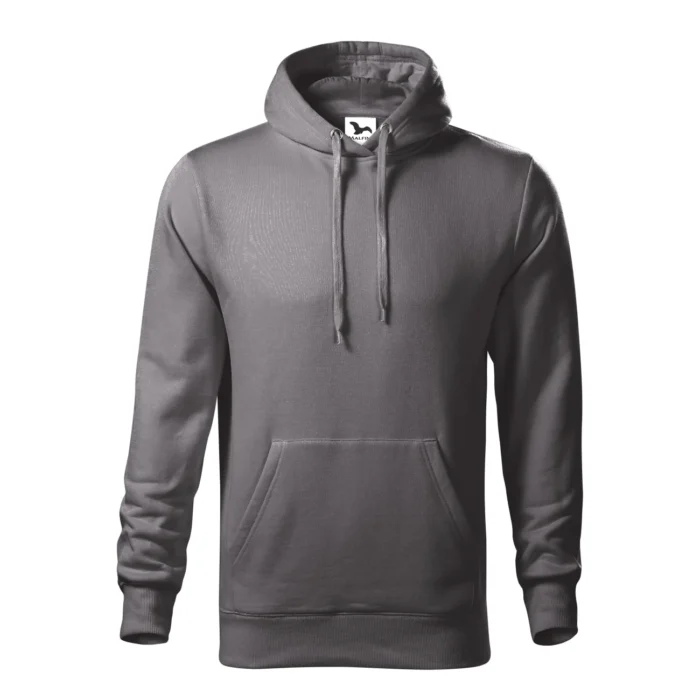 Bluza męska z kapturem Malfini Cape 413 stalowa - obrazek 2