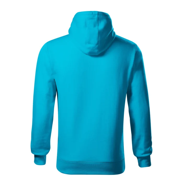 Bluza męska z kapturem Malfini Cape 413 turkusowa - obrazek 3