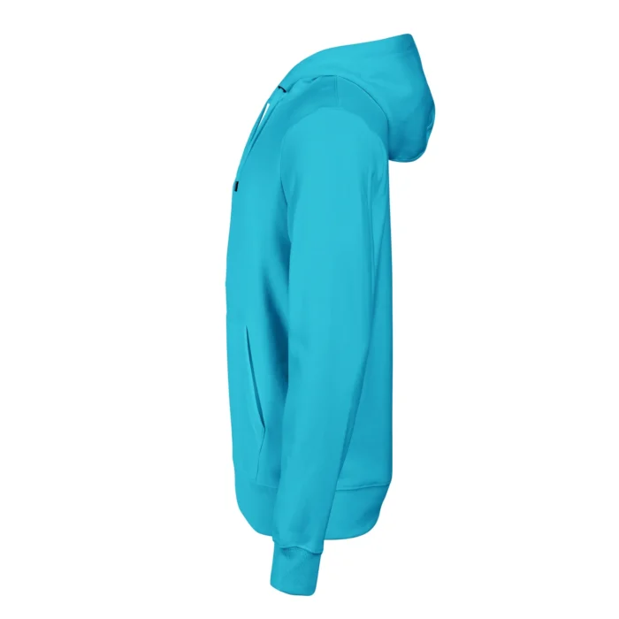 Bluza męska z kapturem Malfini Cape 413 turkusowa - obrazek 4