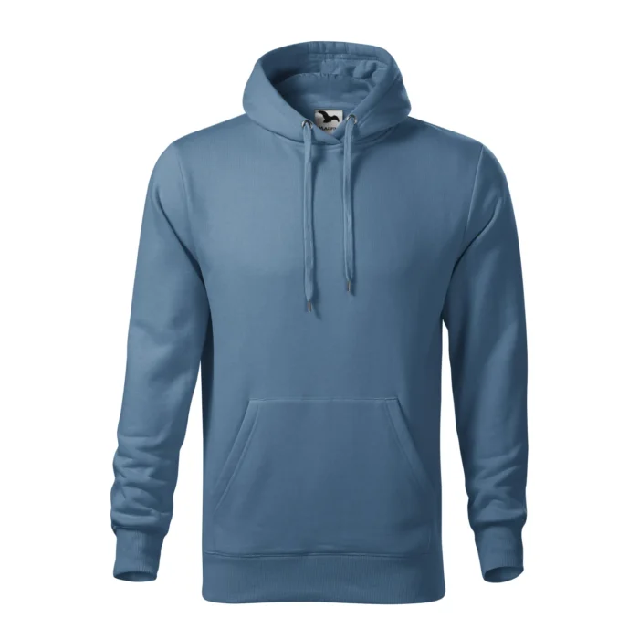 Bluza męska z kapturem Malfini Cape 413 denim - obrazek 2
