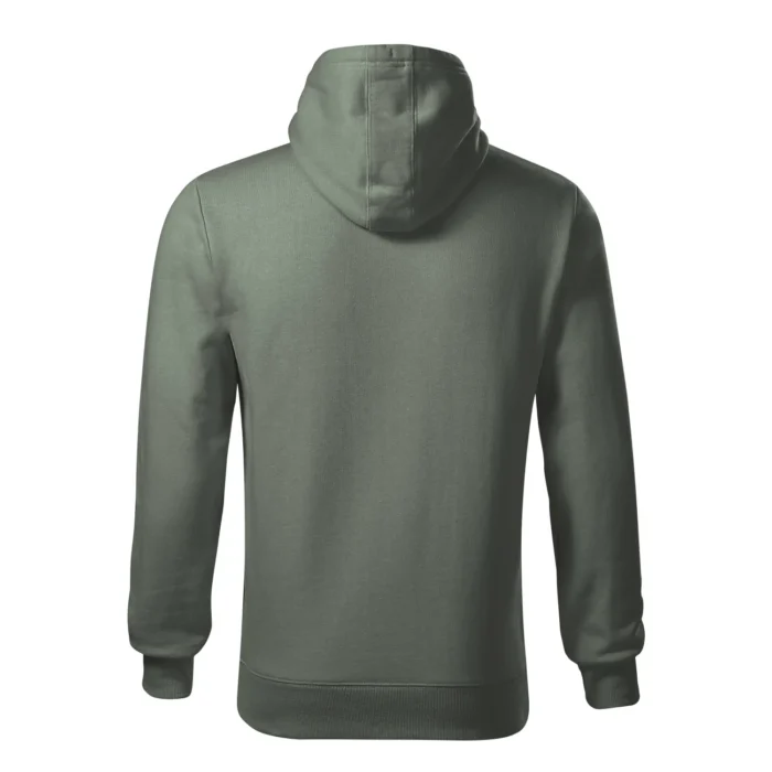 Bluza męska z kapturem Malfini Cape 413 ciemny khaki - obrazek 3