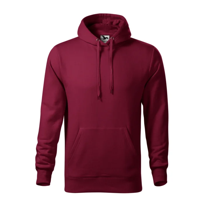 Bluza męska z kapturem Malfini Cape 413 garnet - obrazek 2
