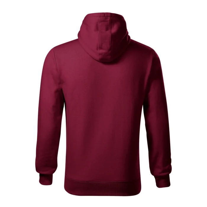 Bluza męska z kapturem Malfini Cape 413 garnet - obrazek 3