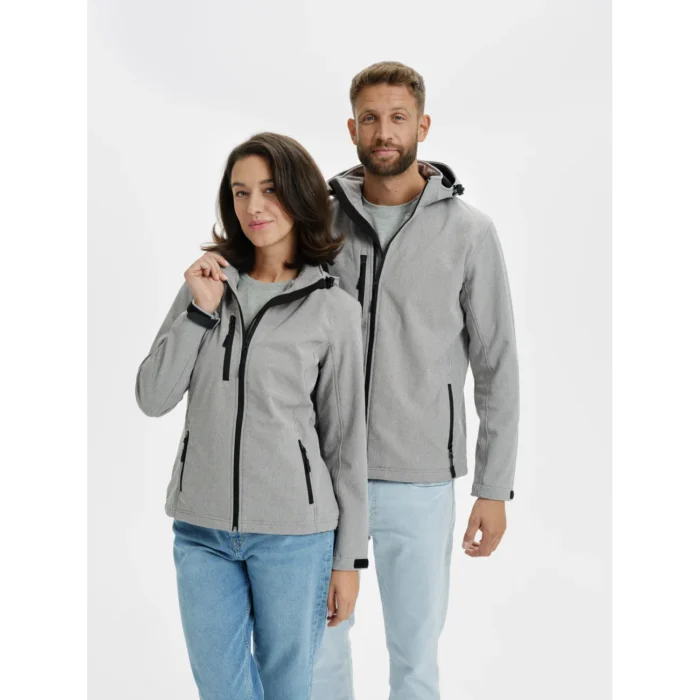 Kurtka softshell damska Malfini Performance 521 ciemnoszary melanż - obrazek 6