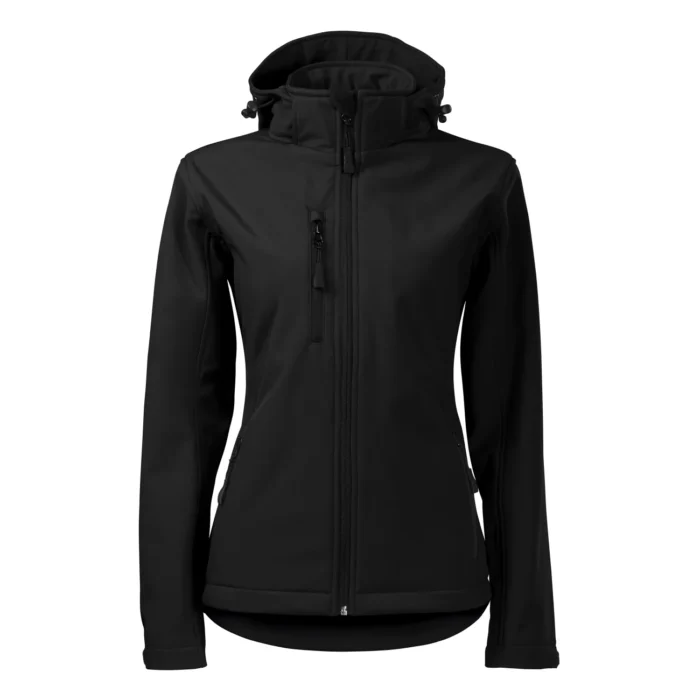 Kurtka softshell damska Malfini Performance 521 czarna - obrazek 2