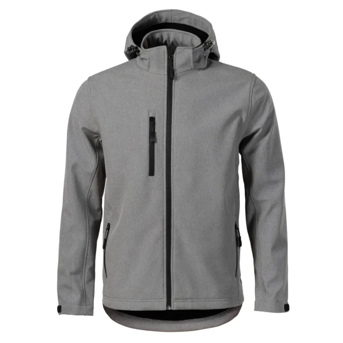 Kurtka softshell męska Malfini Performance 522 ciemnoszary melanż - obrazek 3