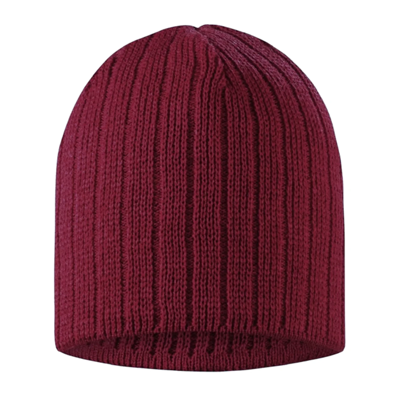 czzim-beanie-bu Czapka zimowa Moontex Beanie burgundowa - obrazek 1