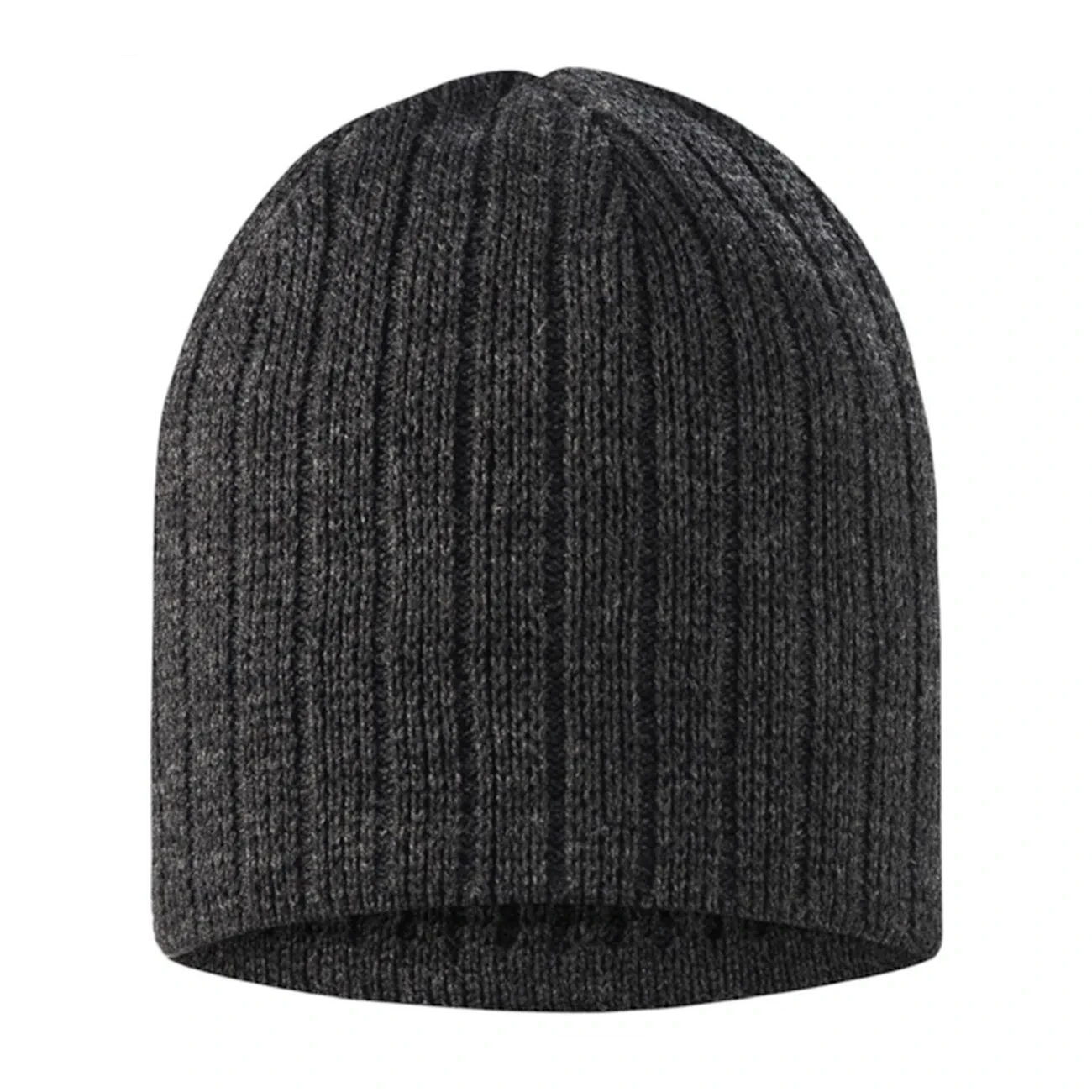 czzim-beanie-dgm Czapka zimowa Moontex Beanie ciemnoszary melanż - obrazek 1