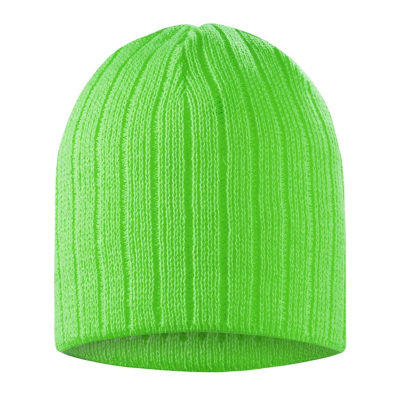 czzim-beanie-lmf Czapka zimowa Moontex Beanie limonkowa - obrazek 1