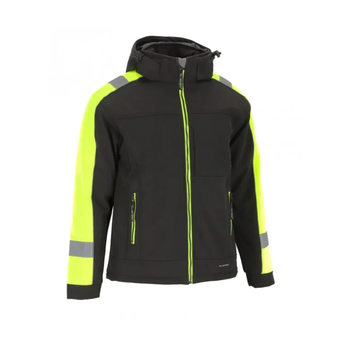 Kurtka softshell ocieplana REDBERG V-STORM żółta - obrazek 4