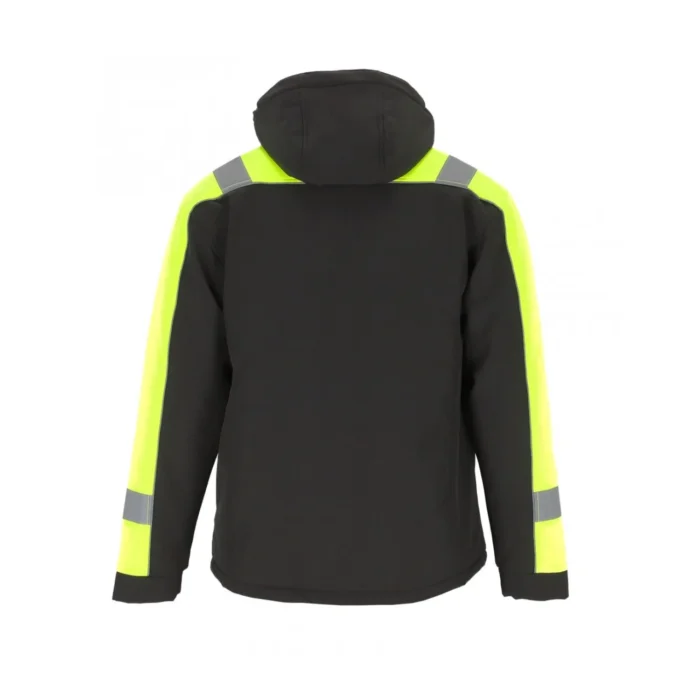 Kurtka softshell ocieplana REDBERG V-STORM żółta - obrazek 3