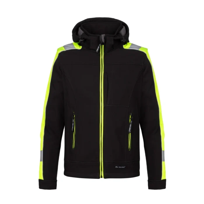 Kurtka softshell robocza REDBERG V-STORM żółta - obrazek 2