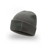 Czapka zimowa URBAN z naszywką do personalizacji ciemnoszara