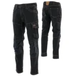 Spodnie robocze do pasa RODEO JEANS czarne